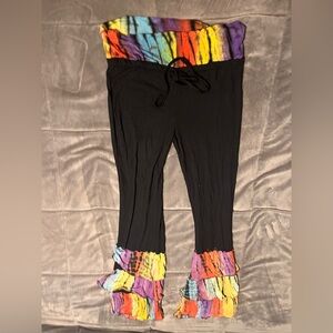 Jayli tie dye bell bottoms size medium